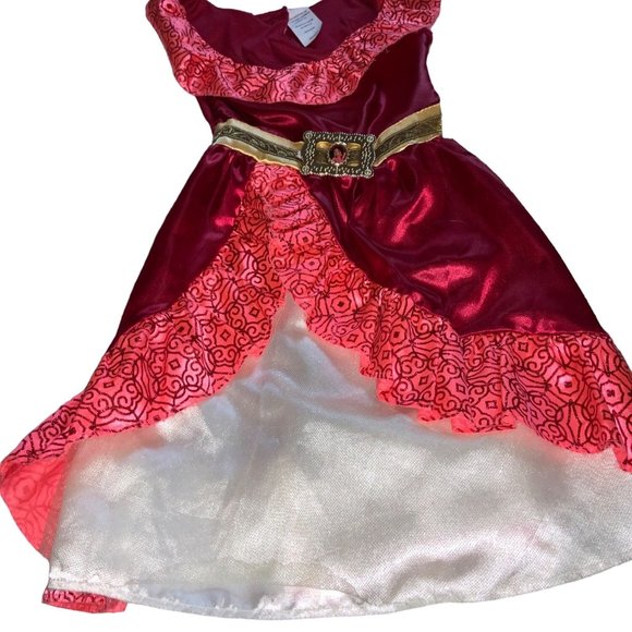 Jakks  Disney Princess Elena of Avalor Girls Red Dress Up Costume 4-6X - Picture 5 of 8